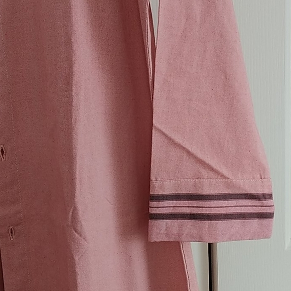 NEW American Rhino, Shirt Dress, Kenyan Cotton. Sz L - Picture 5 of 9